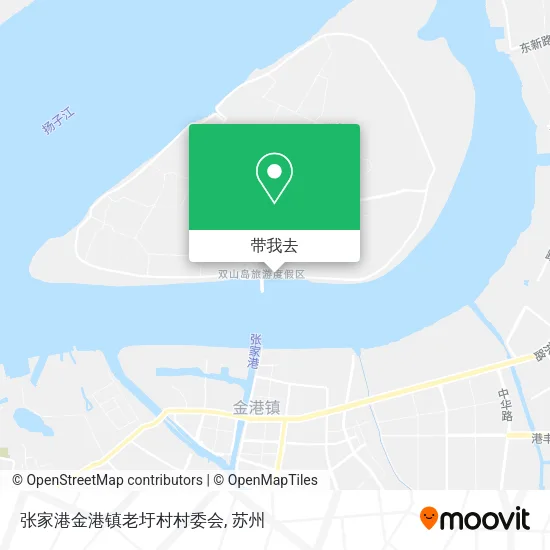 张家港金港镇老圩村村委会地图