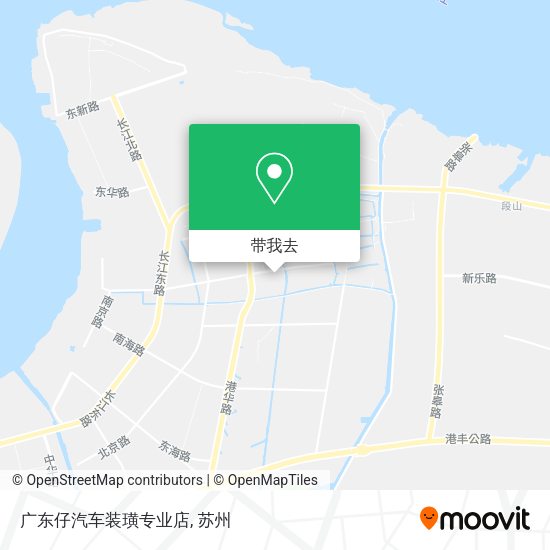 广东仔汽车装璜专业店地图
