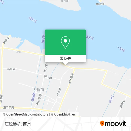 渡泾港桥地图