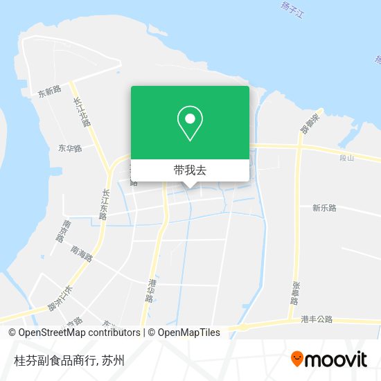 桂芬副食品商行地图
