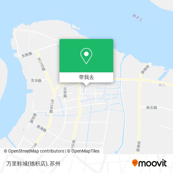 万里鞋城(德积店)地图