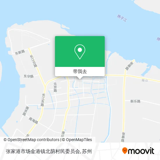 张家港市场金港镇北荫村民委员会地图