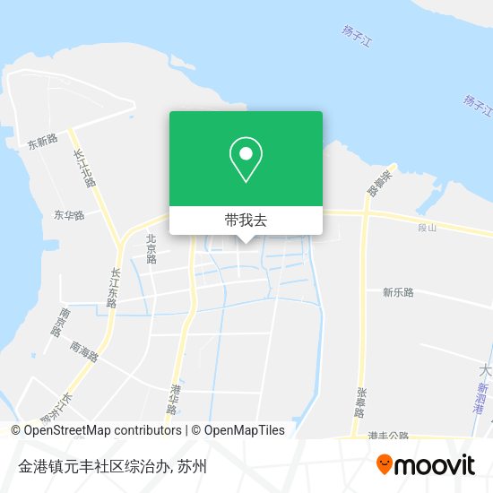 金港镇元丰社区综治办地图
