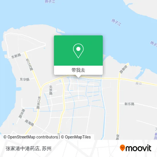 张家港中港药店地图