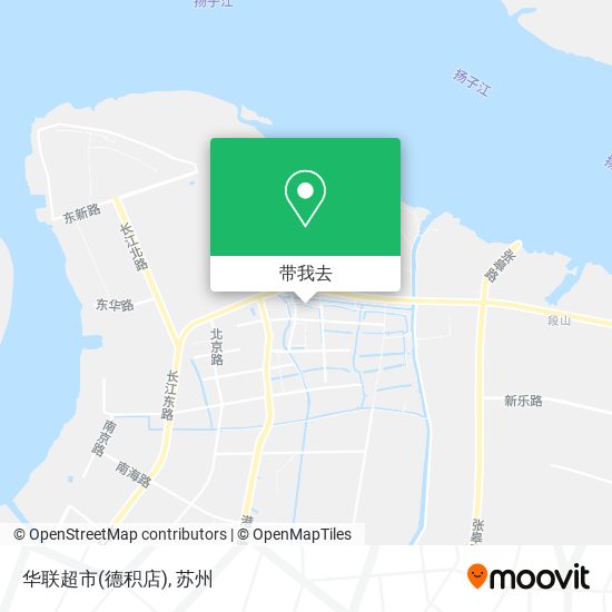 华联超市(德积店)地图