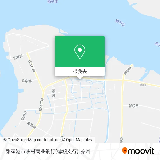 张家港市农村商业银行(德积支行)地图