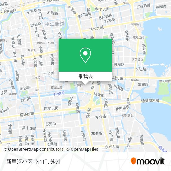 新里河小区-南1门地图