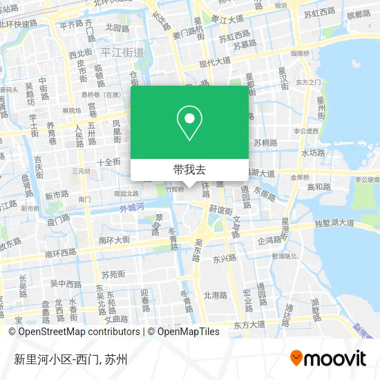 新里河小区-西门地图