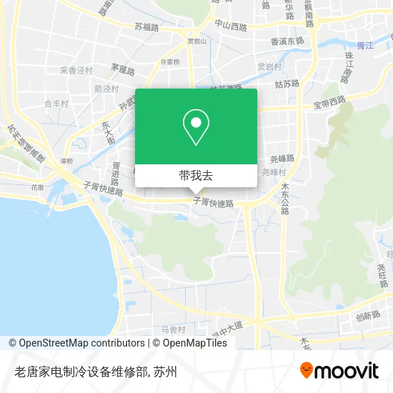 老唐家电制冷设备维修部地图