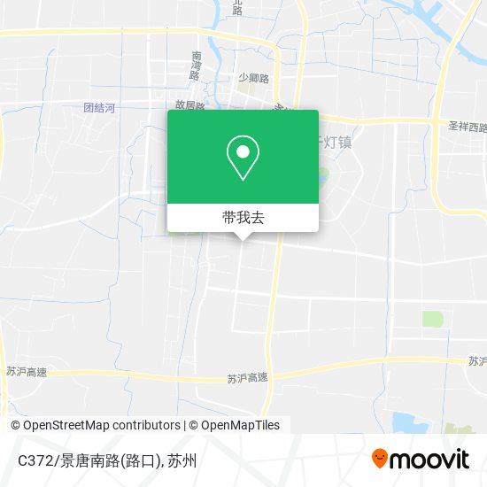 C372/景唐南路(路口)地图