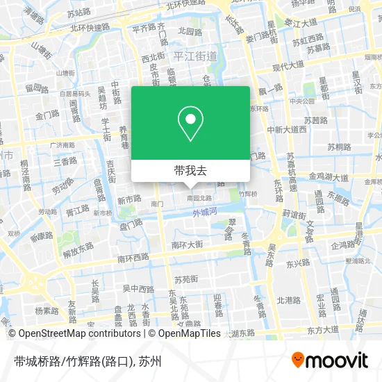带城桥路/竹辉路(路口)地图