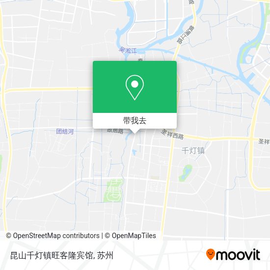 昆山千灯镇旺客隆宾馆地图