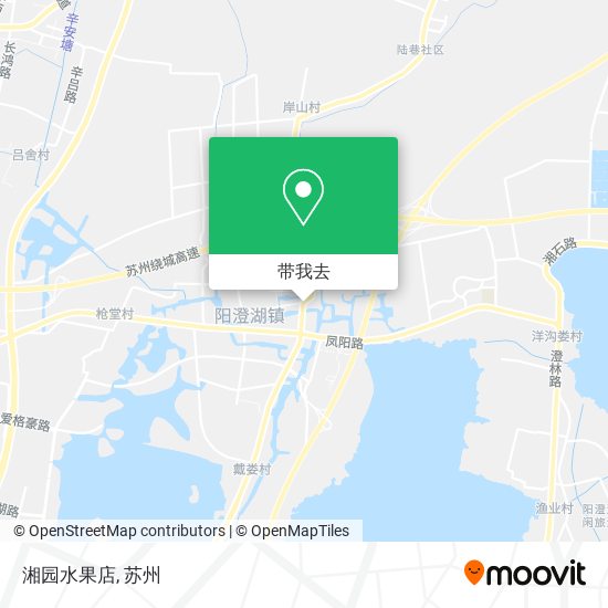 湘园水果店地图