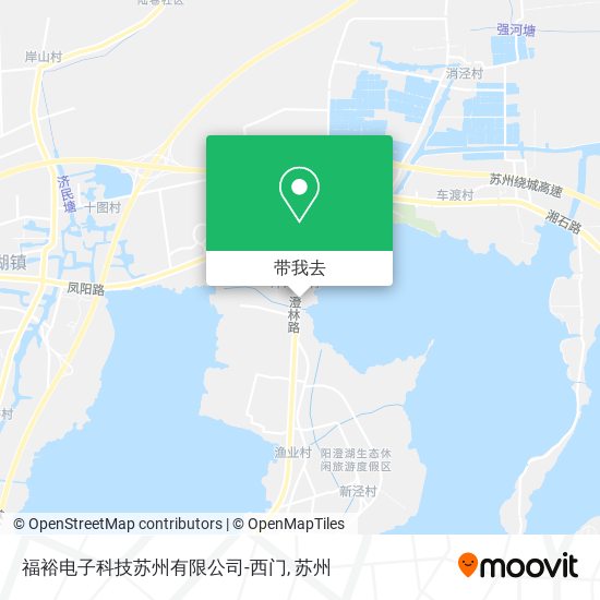 福裕电子科技苏州有限公司-西门地图