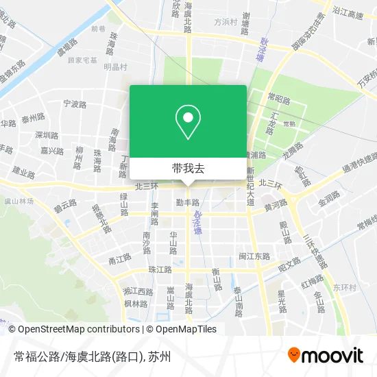 常福公路/海虞北路(路口)地图
