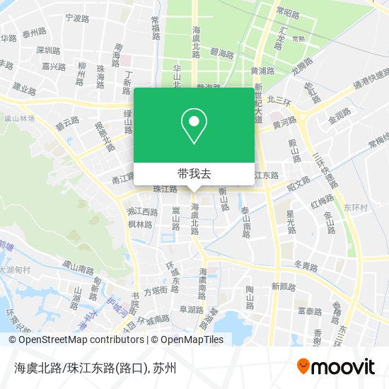海虞北路/珠江东路(路口)地图