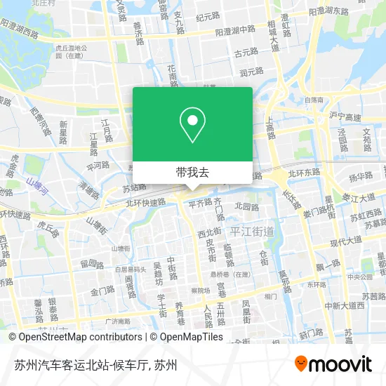 苏州汽车客运北站-候车厅地图