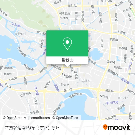 常熟客运南站(招商东路)地图