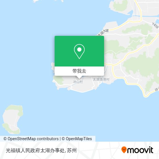 光福镇人民政府太湖办事处地图