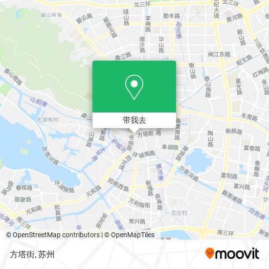 方塔街地图