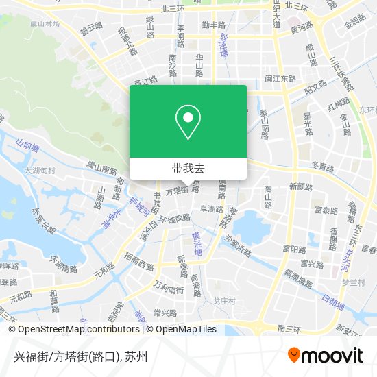 兴福街/方塔街(路口)地图