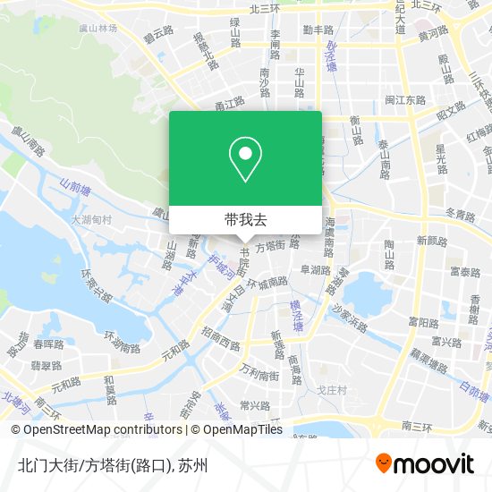 北门大街/方塔街(路口)地图