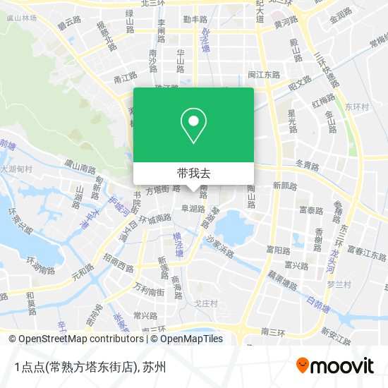 1点点(常熟方塔东街店)地图