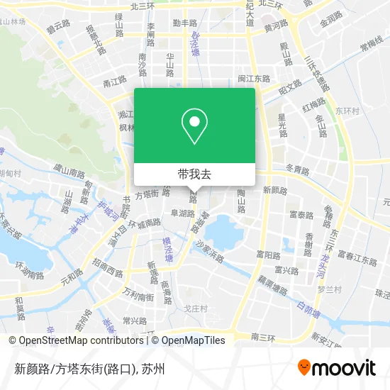 新颜路/方塔东街(路口)地图