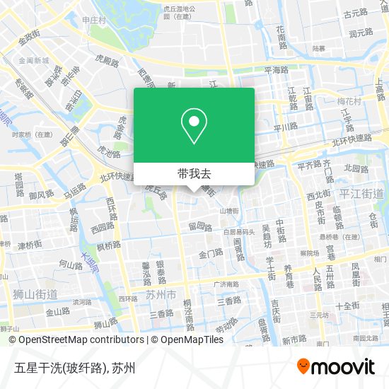 五星干洗(玻纤路)地图