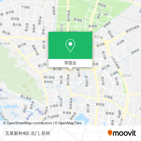 五星新村4区-北门地图