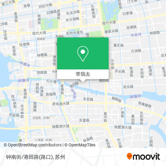 钟南街/港田路(路口)地图