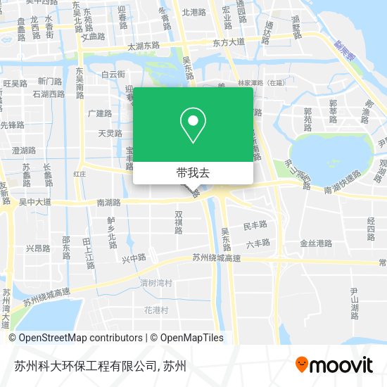 苏州科大环保工程有限公司地图