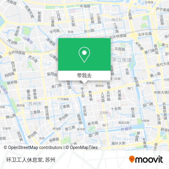 环卫工人休息室地图