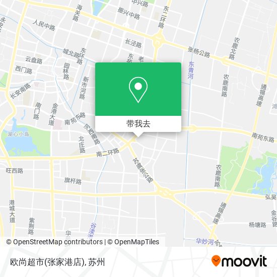 欧尚超市(张家港店)地图