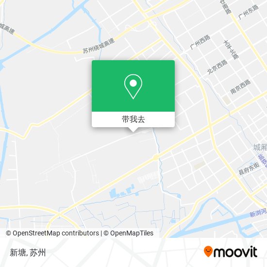 新塘地图