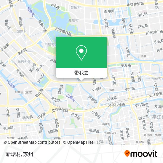 新塘村地图