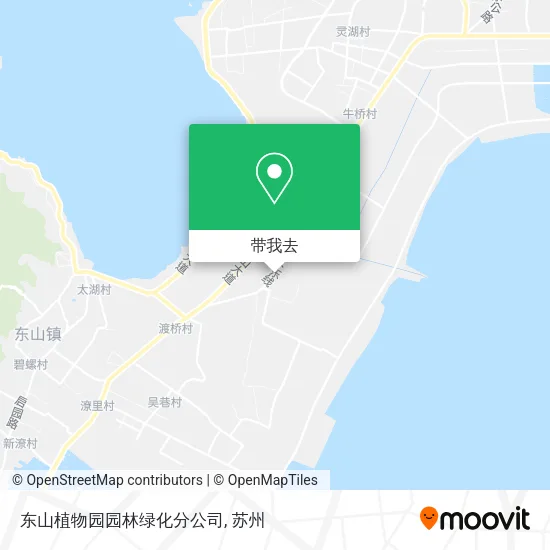 东山植物园园林绿化分公司地图