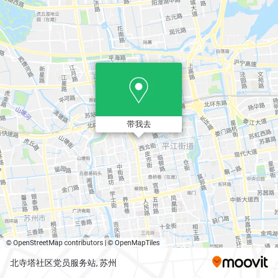 北寺塔社区党员服务站地图