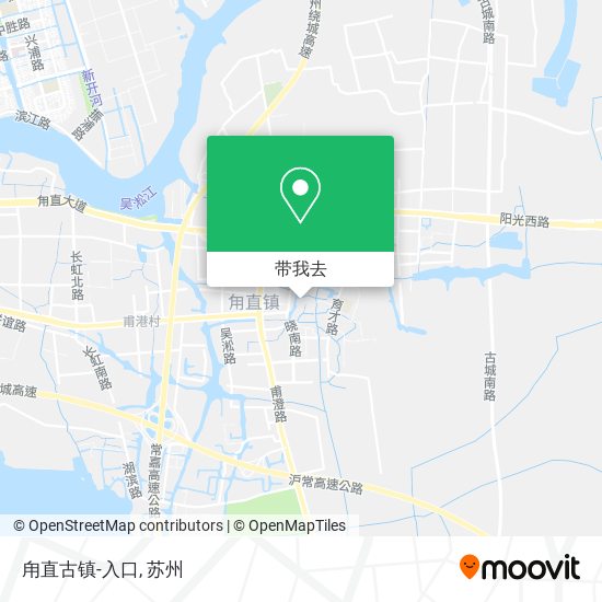 甪直古镇-入口地图