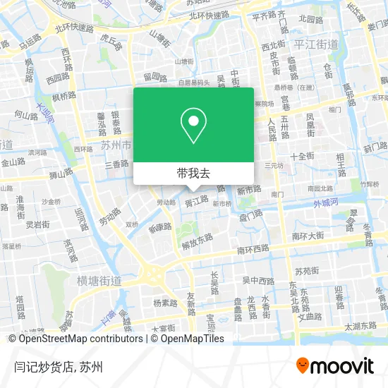 闫记炒货店地图
