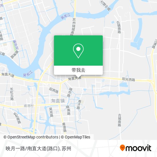 映月一路/甪直大道(路口)地图