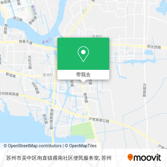 苏州市吴中区甪直镇甫南社区便民服务室地图