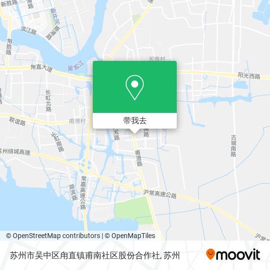 苏州市吴中区甪直镇甫南社区股份合作社地图