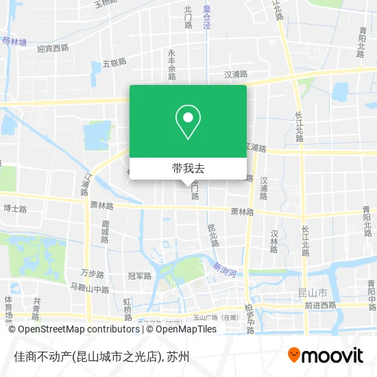 佳商不动产(昆山城市之光店)地图