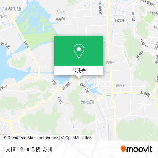 光福上街38号楼地图