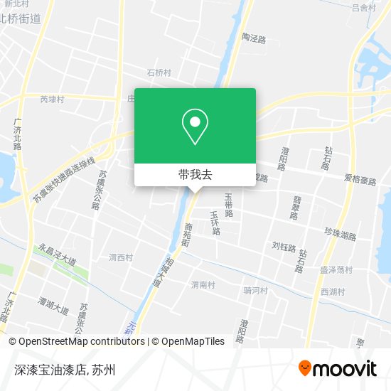 深漆宝油漆店地图