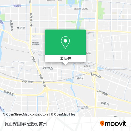 昆山深国际物流港地图