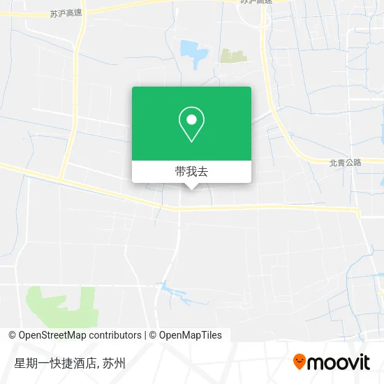 星期一快捷酒店地图
