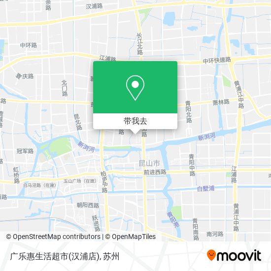 广乐惠生活超市(汉浦店)地图