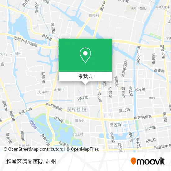 相城区康复医院地图